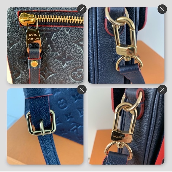 “SOLD”Like New LV Pochette Metis Marine Rouge - Picture 9 of 10